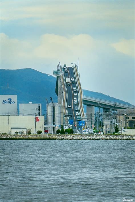 Eshima Ohashi Bridge Aka The Rollercoaster Bridge