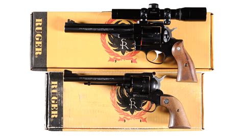 Two Boxed Ruger Revolvers Rock Island Auction