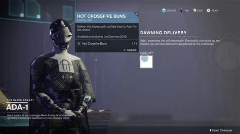 Giving Hot Crossfire Buns To Ada 1 Dawning 2019 Destiny 2 Youtube
