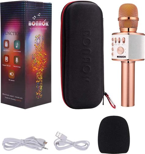 Buy Bonaok Wireless Bluetooth Karaoke Microphone3 In 1 Portable