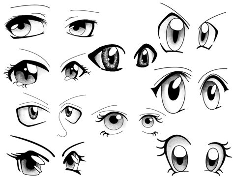 Manga Facing Right Cartoon Eyes Cartoon Eyes Drawing Manga Eyes