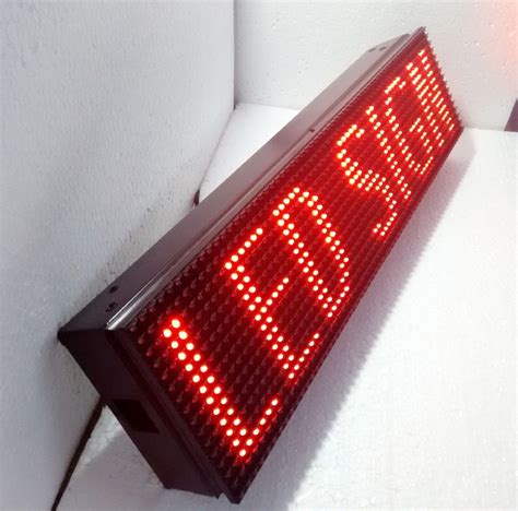P10 Red Color Led Display Board Light Emitting Diode Display Board