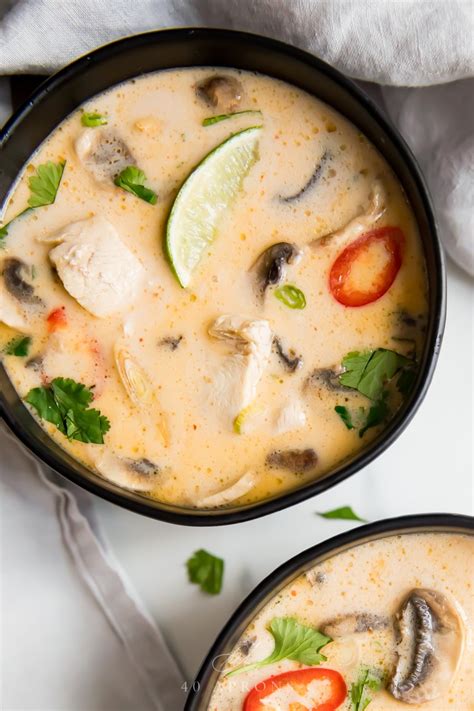Usually under the name tom kha gai, it is one of the most popular thai recipes. Best Ever Tom Kha Gai Soup (Thai Coconut Chicken Soup ...