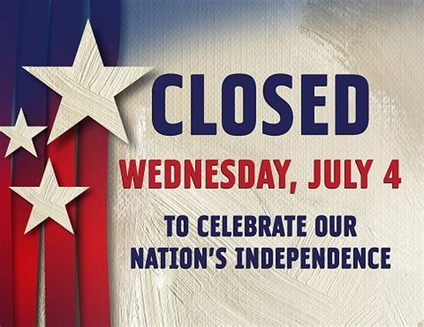 I used that historical knowledge to whip up some free printable 4th of july trivia for you. 4th of July Closed Sign | 4th of July Closed Sign Template ...