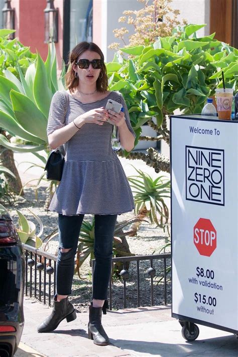 For some, it's all about having a renowned stylist sailing the ship. emma roberts seen leaving nine zero one salon after a ...