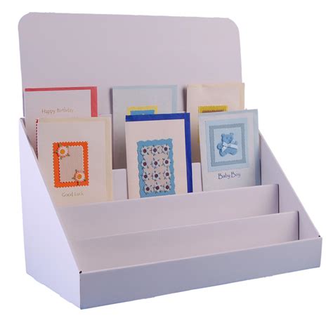 Stand Store 18 Inch 4 Tier Cardboard Display Stand For Greeting Cards