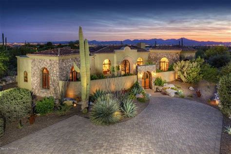 Stunning Tuscan Style Masterpiece In Tucson Arizona Luxury Homes