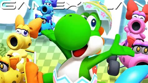 Egg Hunt Yoshi Bunch Of Birdos Coming To Mario Kart Tour Yoshi Tour