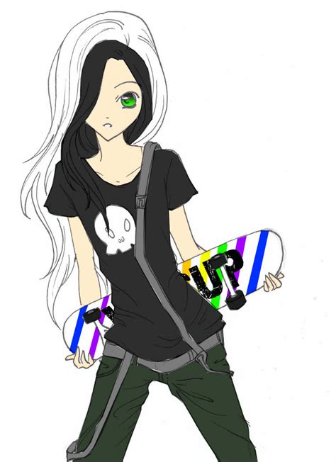 Skater Girl Drawing Free Download On Clipartmag