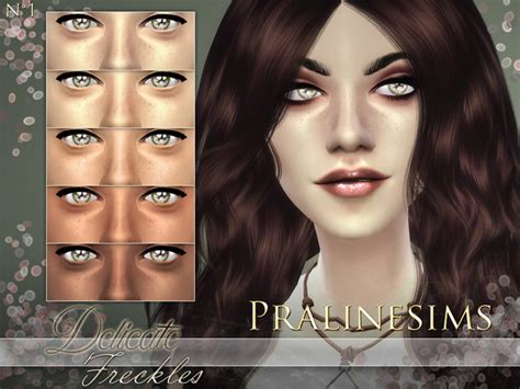 Delicate Freckles By Pralinesims At Tsr Sims 4 Updates