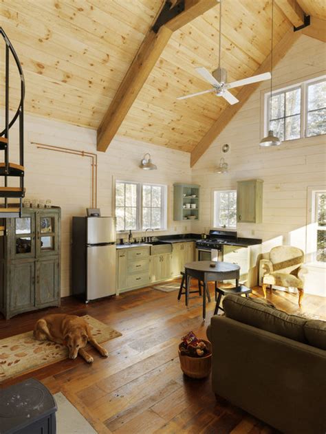 And honestly, who doesn't love a great wood ceiling? Pickled Knotty Pine Home Design Ideas, Pictures, Remodel ...