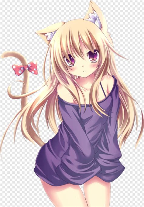 Anime Cat Anime Cat Girl Profile Hd Png Download 718x1035