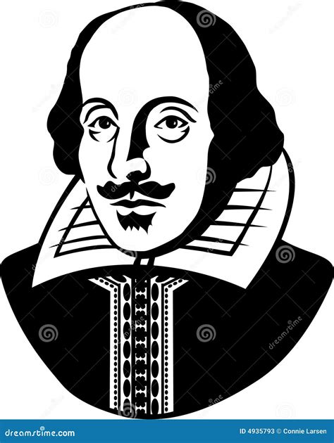 William Shakespeare Portrait Black And White