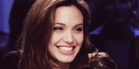 Angelina Jolie Smile Gif Angelina Jolie Smile Laughing Discover