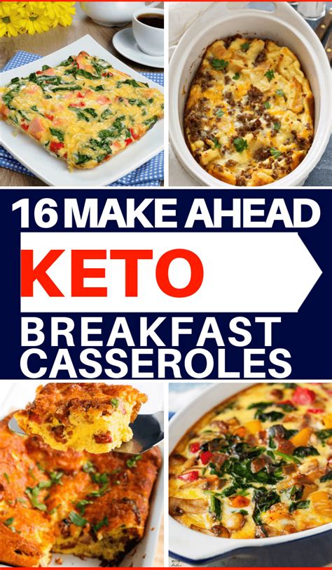 Easy Keto Breakfast Recipes {make Ahead Low Carb Breakfasts