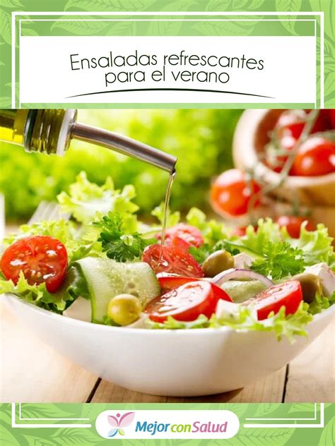 Ensaladas Refrescantes Para El Verano Receta Como Preparar Comida Saludable Cenas R Pidas