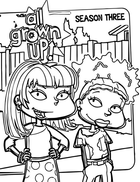 All Grown Up Season Cover Coloring Page Wecoloringpage 42444 Hot Sex