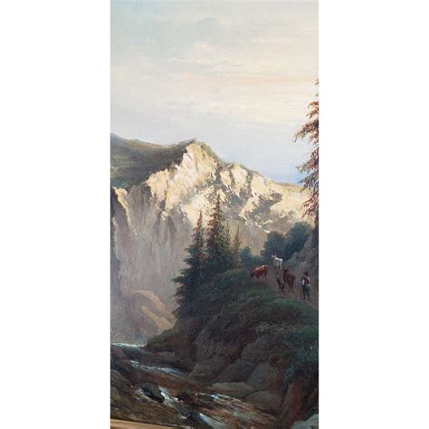 Sold Price Albert Bierstadt 1830 1902 Landscape Painting Signed