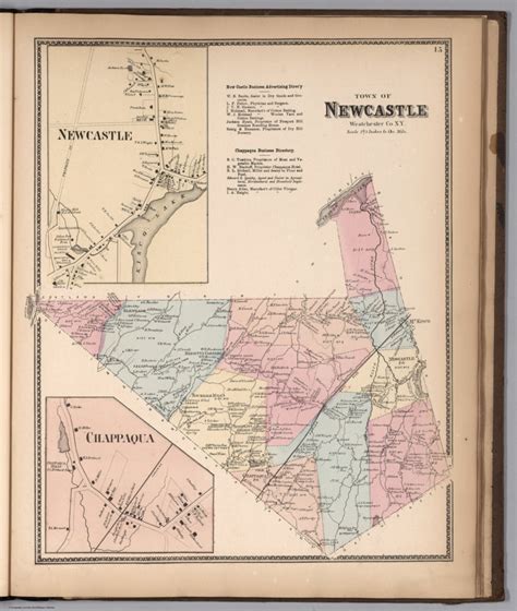 Town Of Newcastle Westchester County New York Insets Newcastle