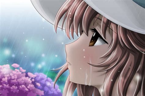 32 Anime Sad Rain Wallpaper Michi Wallpaper