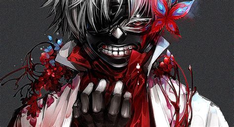 Luffy, uzumaki naruto, kurosaki ichigo. Tokyo Ghoul Kaneki Ken Mask Cool Art Wallpaper | Important ...