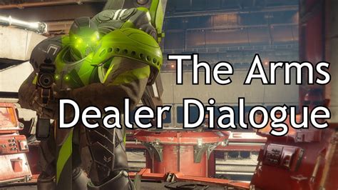 Destiny 2 The Arms Dealer Dialogue Youtube