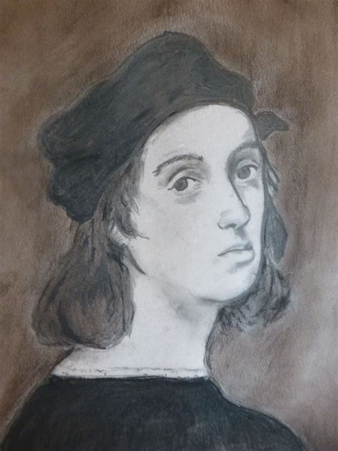 Raffaello Sanzio Of Urbino Raphael My Pencil And Charcoal Sketch Of