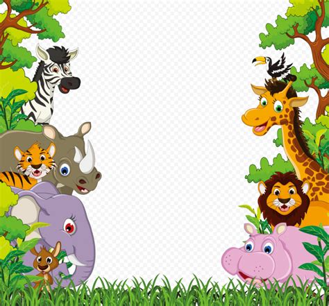 Animals Border Clip Art Library