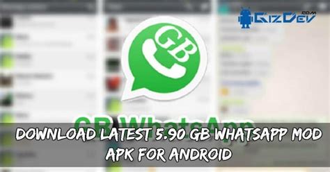 There are many messaging apps in the android market but the most used is whatsapp messenger. Download Latest GBWhatsApp 5.90 MOD APK For Android