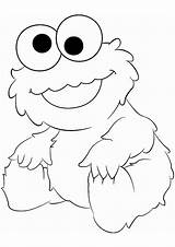 Coloring Monster Cookie Cool sketch template