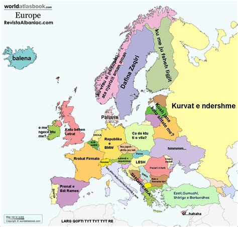 Harta E Europes Sipas Shqiptareve Foto Muzika