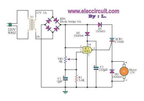 Field • schematic for the msp430 motor control card. 220v Dc Motor Speed Control Circuit Diagram - Home Wiring Diagram