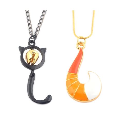 Fashion Jewelry Anime Miraculous Ladybug Necklace Cute Fox Cat Tail And