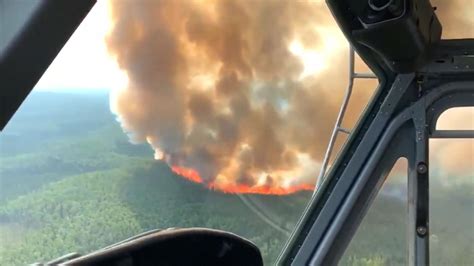 Aerial Video Reveals Devastating Wildfires World News Sky News