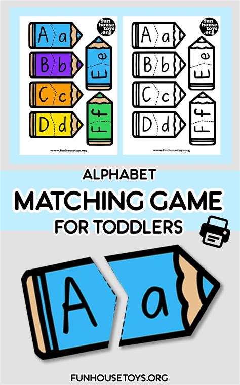 Alphabet Matching Game For Preschool Alphabet Matching Alphabet