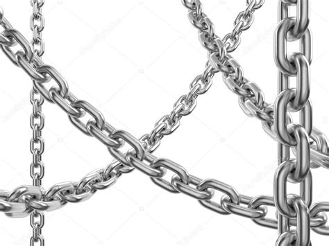 Hanging Steel Chains — Stock Photo © Volgarud 5859512