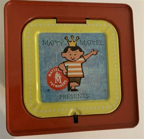 Vintage 1961 Matty Mattel Clown Jack In The Box Working 3929856407