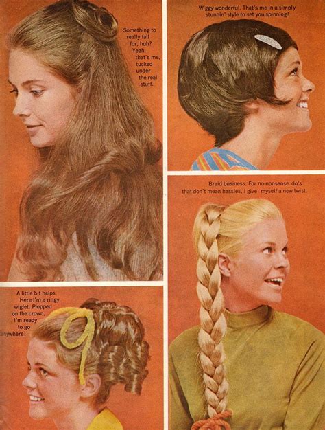 The straight hair with sleek center part. Pin on 1970's Hair