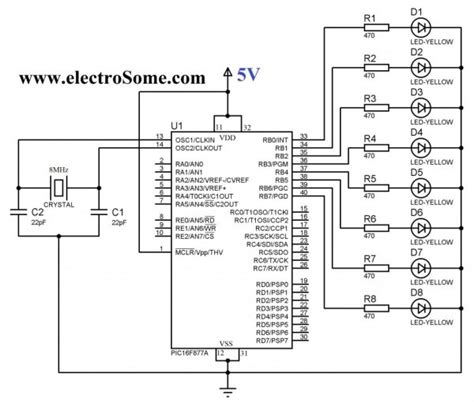Blinking Led Using Pic Microcontroller With Hi Tech C