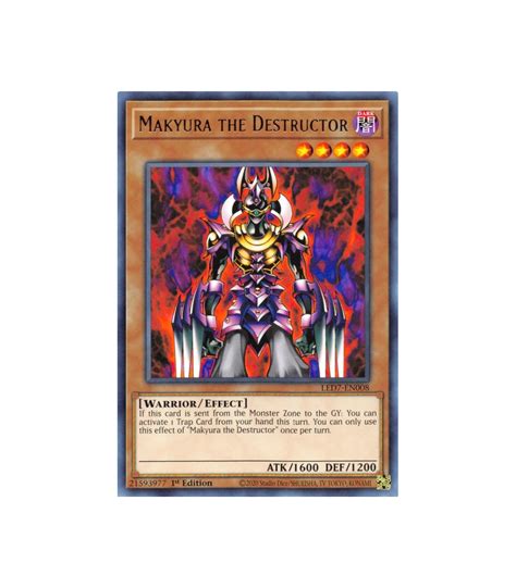 Makyura The Destructor Led7 Sp008 Cartas Yugioh El Duelista
