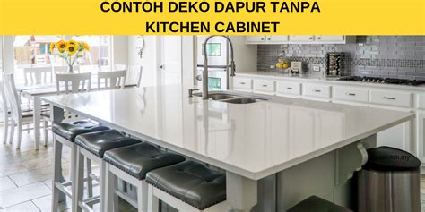 Hanya bermodalkan rm 140, beli kelengkapan online, kabinet dapur murah dan cantik, mudah dipasang. Contoh Deko Dapur Tanpa Kitchen Cabinet (KC) - CONTOH.MY