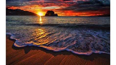 4k Sunset Beach Wallpaper Beach Sunset Wallpapers Hd Desktop And