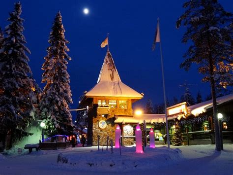 Santa Claus Main Post Office In Santa Claus Village In Rovaniemi Santa Claus Village