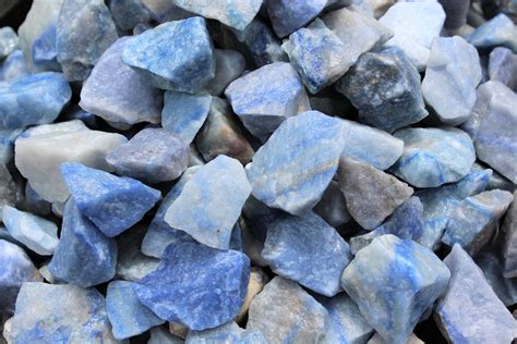 Rough Natural Blue Quartz Stones Choose Ounces Or Lb Bulk Wholesale