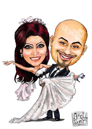 Choose from 280+ caricature graphic resources and download in the form of png, eps, ai or psd. Wedding Cartoon Drawing at GetDrawings | Free download