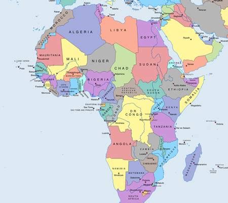 Luas benua asia mencapai 44.391.000 km2. 54+ Nama Negara di Benua Afrika Beserta Ibukota dan Mata ...