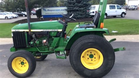 John Deere 790 Compact Tractor For Sale Online Auction Youtube