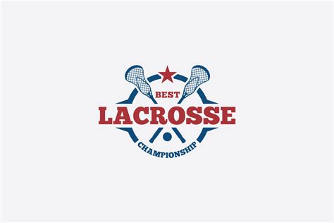 Lacrosse Logo Templates Creative Market