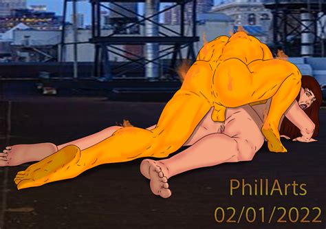Mary Jane Against Villains Molten Man By Phillarts Hentai Foundry