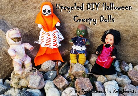 Easy Upcycled DIY Halloween Creepy Dolls By CoaR